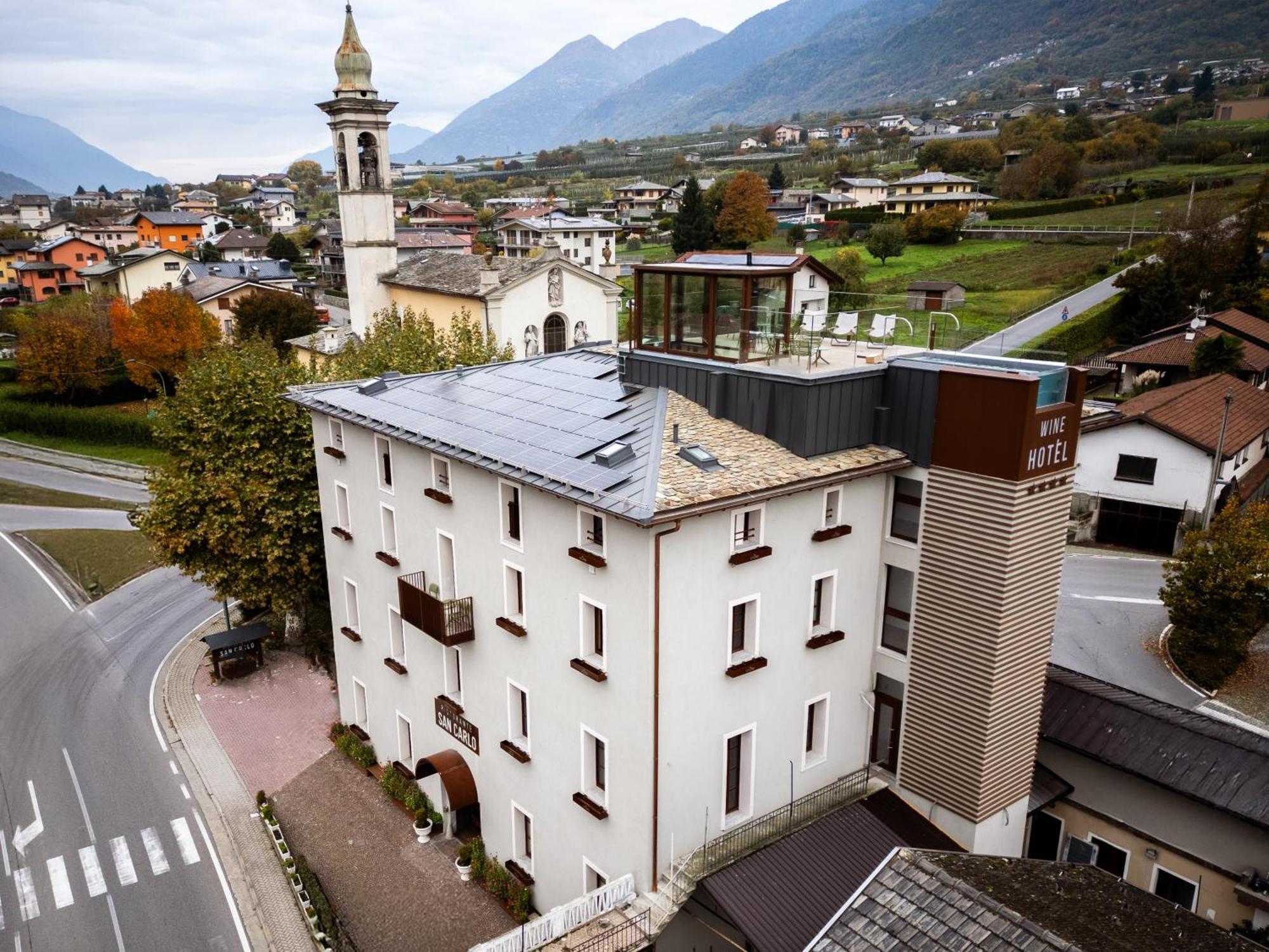 Wine Hotel San Carlo - Relais & Spa - Boutique Hotel Chiuro Esterno foto